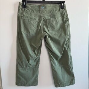 Kuhl Crop Cargo Shorts Mid Rise Zip Up Regular Fit Casual Wear Summer Size 4